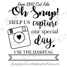 Download Oh Snap Wedding Hashtag Svg File My Graphic Fairy Cricut Svg Files Free Cricut Wedding Wedding Hashtag SVG, PNG, EPS, DXF File