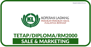 Juga dapat meningkatkan kemahiran profesional yang berkualiti tinggi kepada staf. Koperasi Ladang Pekebun Pekebun Kecil Malaysia Berhad Sale Marketing Kerja Kosong Kerajaan