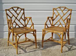 Vintage Chippendale Bamboo Rattan Chairs Bamboo Chair Vintage Chairs Contemporary Dining Chair Design