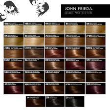 John Frieda Hair Color Chart Hair Color Chart John Frieda Hair Color Salon Hair Color