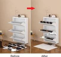 Amazon.com: Zapatero con 3 cajones abatibles para entrada ...