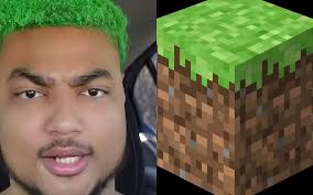 Who is Minecraft Dirt Block Guy? TikTok star goes viral after dyeing hair  green
