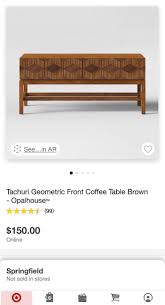 New Opalhouse Tachuri Best Bargains Of The Ozarks Facebook Opalhouse tachuri geometric front coffee table brown. new opalhouse tachuri best