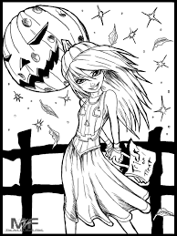 Pumpkin Girl Kids Coloring Page By Matt Flint Halloween Coloring Pages Halloween Coloring Coloring Pages