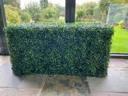 Making 5 huge boxwood hedges. Artificial Boxwood Hedge 50cm High X 100cm Long X 30 Wide Privacy Screen Ebay