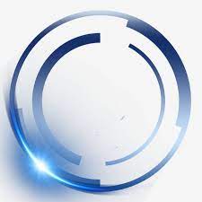 Geometric Abstract Round Technology Blue Border Technology Circle Technology Border Ring Electronic Te Electronics Technology Technology Electronic Engineering