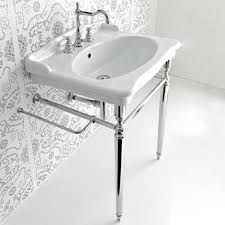 Bathroom sink ideas that can help bring color and decoration into your bathroom. Console Sink With Metal Legs Foter Console Sink Pedestal Sinks Sink