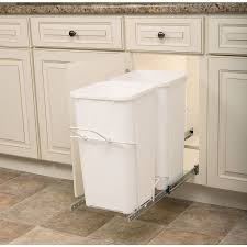 Check spelling or type a new query. Knape Vogt 27 Quart Plastic Pull Out Trash Can Lowes Com Trash Can Cabinet Pull Inside Cabinets