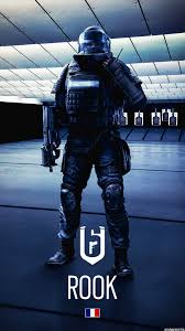 At the very beginning of the game. Rook Mobile Wallpaper Rainbow Six Siege Album On Imgur