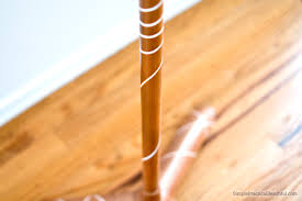 Cut the dowel at the marked line. 4 Ways To Refinish A Music Stand Simple Practical Beautiful