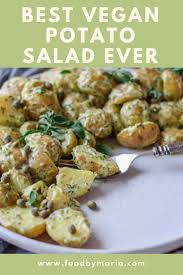 Capers and new potatoes are a heavenly combination. The Best Potato Salad Ever 11 Ingredients 45 Minutes Vegan Potato Salads Potatoe Salad Recipe Roasted Potato Salads