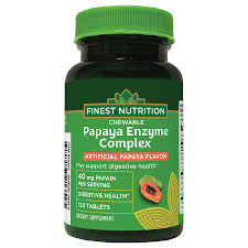 Finest Nutrition Chewable Papaya Enzyme Complex Papaya Walgreens