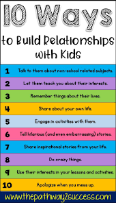 10 Ways To Build Relationships With Kids Smart Parenting Good Parenting Positive Parenting