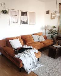 The Best Ikea Hacks To Upgrade Your Furniture Bemz Ikea Hack Soderhalm Sofa Cover In Orange Vintage Velvet Ikea Living Room Home Decor Diy Furniture Couch