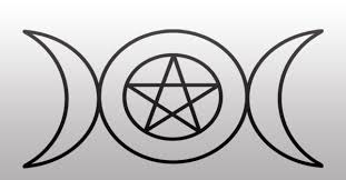 The maiden, the mother, and the crone. Triple Moon Symbol