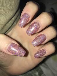 70 long acrylic nails design ideas. Full Pink Glitter Acrylic Coffin Nails Pink Glitter Nails Glitter Accent Nails Pink Nails