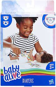Amazon Com Baby Alive Ba Diaper Refill Baby Dolls Accessories Hasbro Toys Games