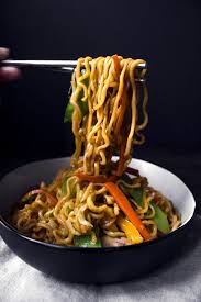 Stir Fried Sweet Potato Noodles Vegetables Japchae Recipe Veggie Noodle Stir Fry Healthy Recipes Veggie Noodles