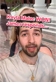 James Charles Wishing Kayla Luck at Court
