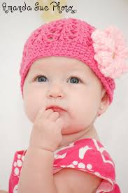 Instant Download Crochet Pattern for a Summer Hat With Flower Baby Toddler  Cap Beanie Summer Spring Hat