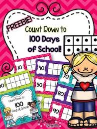 100 Days Countdown Freebie