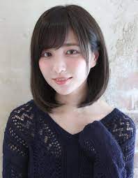小顔効果のサイドの髪 王道ボブ tk １４７ ヘアカタログ 髪型 ヘアスタイル afloat アフロート 表参道 銀座 名古屋の美容室 美容院 ヘアスタイリング 短い髪のためのヘアスタイル 髪型