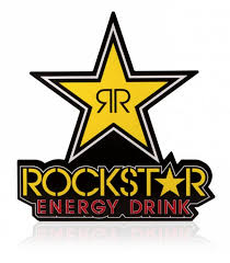 Black And White Rockstar Logo Branding Villency Rockstar Energy Rockstar Energy Drinks Drinks Logo