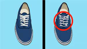 Thread the unknotted end of the lace through the bottom right eyelet from underneath. 3 Ways To Lace Vans Shoes Wikihow