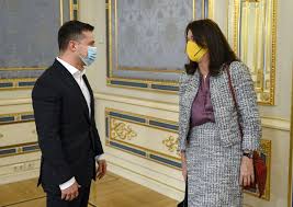 160905 ann linde minister eu zaken zweden bij koenders 2870.jpeg. The End Of The War In Donbas Should Remain A Priority For The Osce Volodymyr Zelenskyy At A Meeting With Ann Linde Official Website Of The President Of Ukraine
