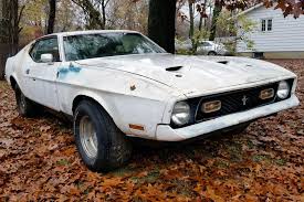 1970 ford mustang mach 1 fastback. Cobra Jet Project 1972 Mustang Mach 1 Barn Finds