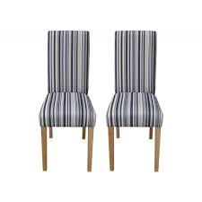 This chair has sold but we can recreate this look on another chair. Lorenzo Striped Dining Chair Dining Furniture Fads