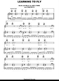 New & different way for adults to learn to play piano fast. Learning To Fly Sheet Music Tom Petty Sheetmusic Free Com