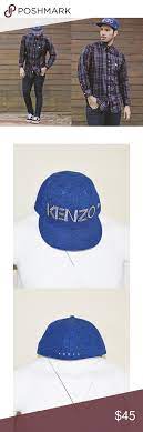 Kenzo Blue New Era Hat Kenzo Blue New Era Hat Size 8 Kenzo Accessories Hats New Era Hats Kenzo Clothes Design