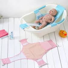 The bath seat with full mesh design, which make your baby's head and body rest easily and enjoy the shower time. Baby Kids Bath Seat Safety Support Shower Adjustable Bathtub Bathing Shower Baby Bathing Grooming Products Bath Seat