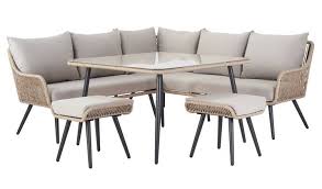 Buy corner sofa set in jaipur Buy Argos Home Malta 6 Seater Steel Corner Sofa Set Patio Sets Argos