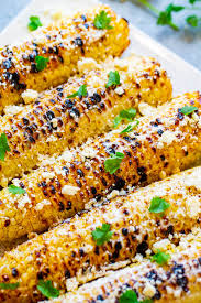 Place the corn on the grill and grill for roughly 12 minutes, turning the cobs 1/4 turn every 3 minutes. Grilled Mexican Corn Recipe Aka Elote Averie Cooks