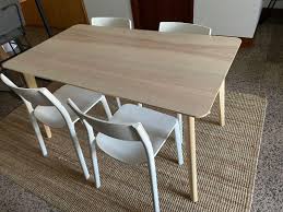 Dining room sets are a fast way to make a dining room look perfectly pulled together. Ikea Dining Table 4 Chairs Furniture Home Living Furniture Tables Sets On Carousell