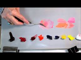 It isn't always this easy to create pink, especially when using watercolor paints. Colour Theory Mixing Pink And Peach Youtube Color Mixing Chart Acrylic Mixing Paint Colors Colorful Oil Painting