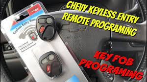 Once you get the fob erased you can actually program the key to your truck with the how to reprogram a dodge key fob it still runs. How To Program Keyless Entry Remote For Gm Chevrolet Gmc 1998 2006 Youtube
