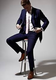 Résultat de recherche d'images pour "brown shoes blue tux"