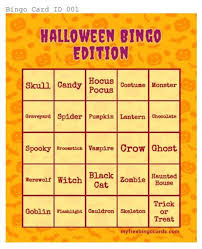 Halloween Bingo Edition