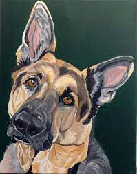 Pet paintings are great gifts, especially as christmas gifts or birthday gifts. Hand Painted Custom Pet Portrait In Acrylics On Canvas This Is An Example I Lovingly Paint Pet Portraits From Pet Portraits Animal Paintings Dog Portraits