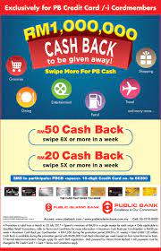 Most banks offer a wide range of choices for cardholders when it comes to the redemption of rewards points. Public Bank Credit Cards