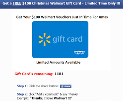 This came after i had filled out a survey. Get A Free 1 000 Walmart Gift Card Facebook Scam