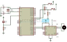 Interfacing Dc Motor With 8051 Microcontroller Using L293d Microcontrollers Circuit Diagram Interfacing