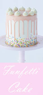 A Super Cute Cake For A Special Treat White Birthday Cakes Buttercream Birthday Cake Funfetti Cake