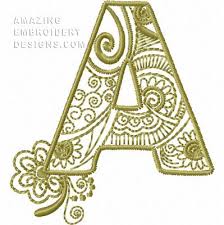 Move beyond framing embroidery in a hoop and learn new ways to use embroidery in your closet, decor, and for gifts. Free Embroidery Design Letter A Free Embroidery Designs Machine Embroidery Alphabet Embroidery Designs