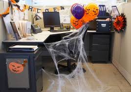 Decorating your office space for halloween shows colleagues that you are up for a bit of a laugh without breaking the bank. Best Office Halloween Costume Ideas Halloween Office Halloween Office Party Office Halloween Costumes
