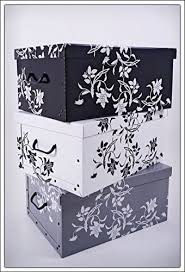 19 litre plastic storage diamond box with lid. Set Of 3 Storage Boxes In 3 Colours White Black And Gre Https Www Amazon Co Uk Dp B00yalqp7m Ref Cm Sw R Decorative Storage Boxes Storage Boxes Storage