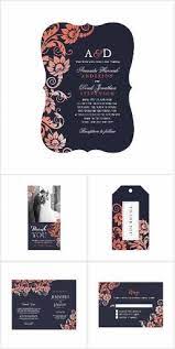 Coral And Blue Wedding Collection Blue Wedding Invitations Blue Coral Weddings Fun Wedding Invitations